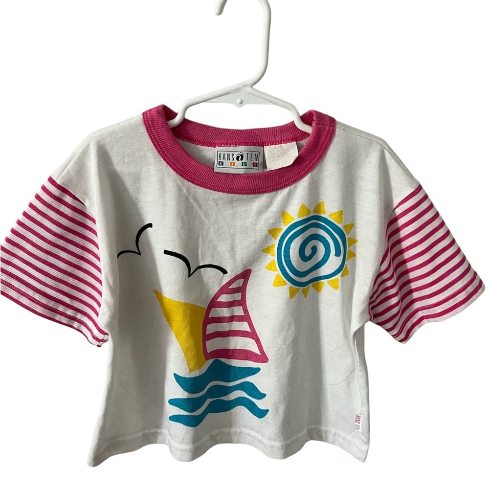 Vintage (70s) Hang Ten Kids Brand Girls T Shirt